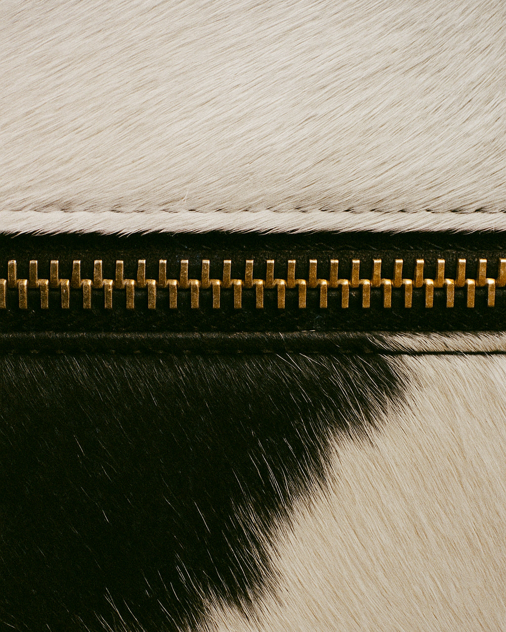 COW PIXEL BAG - COW FUR